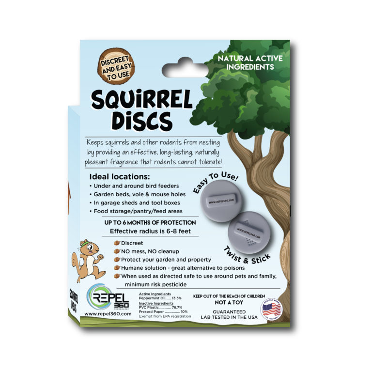 Squirrel Disc Packaging Back